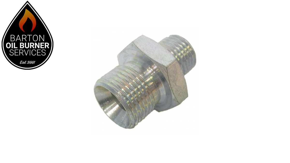 Oil Line Nipple 3/8 inch Coned x 1/4 inch BSP (2407061)