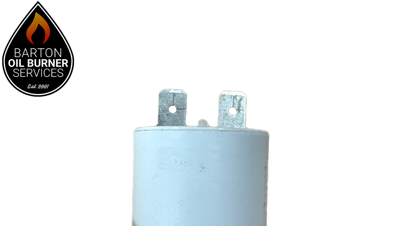 Universal White Threaded 4.0uf Motor Capacitor (M02-0007)