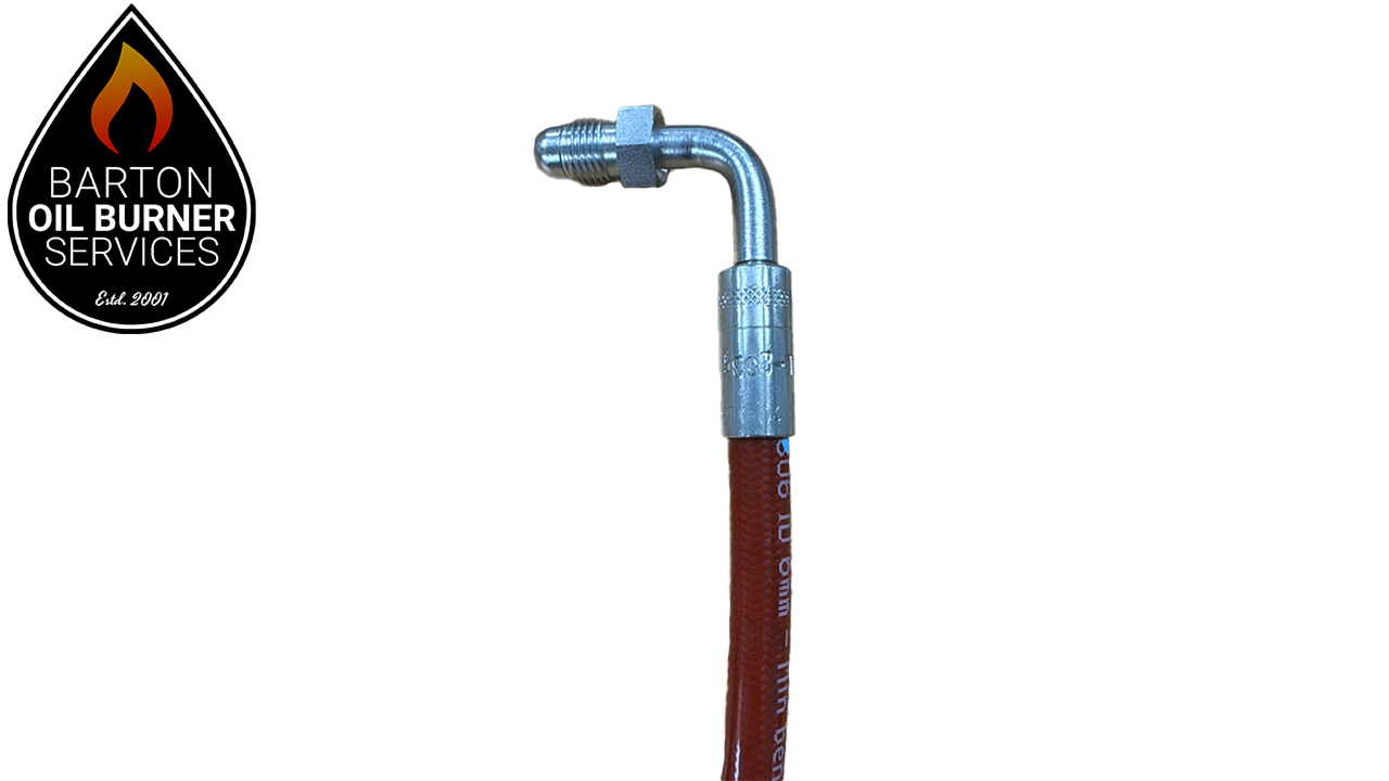 Ruby Red Mectron 3/8 Flexible Oil Line